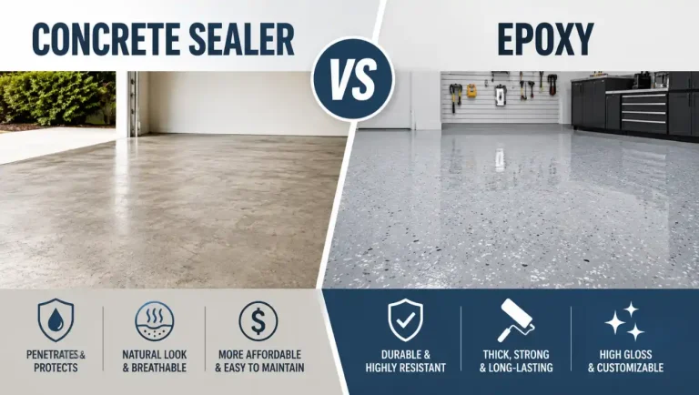 Concrete Sealer vs Epoxy