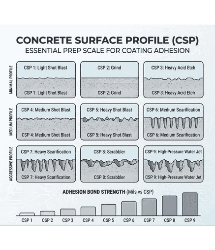 Concrete surface profile (csp)