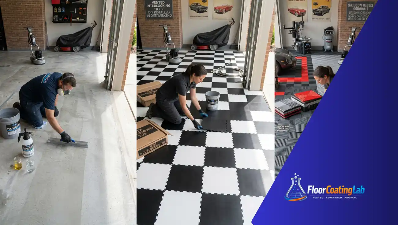 11 Inspiring Garage Floor Ideas With Expert Flooring Tips