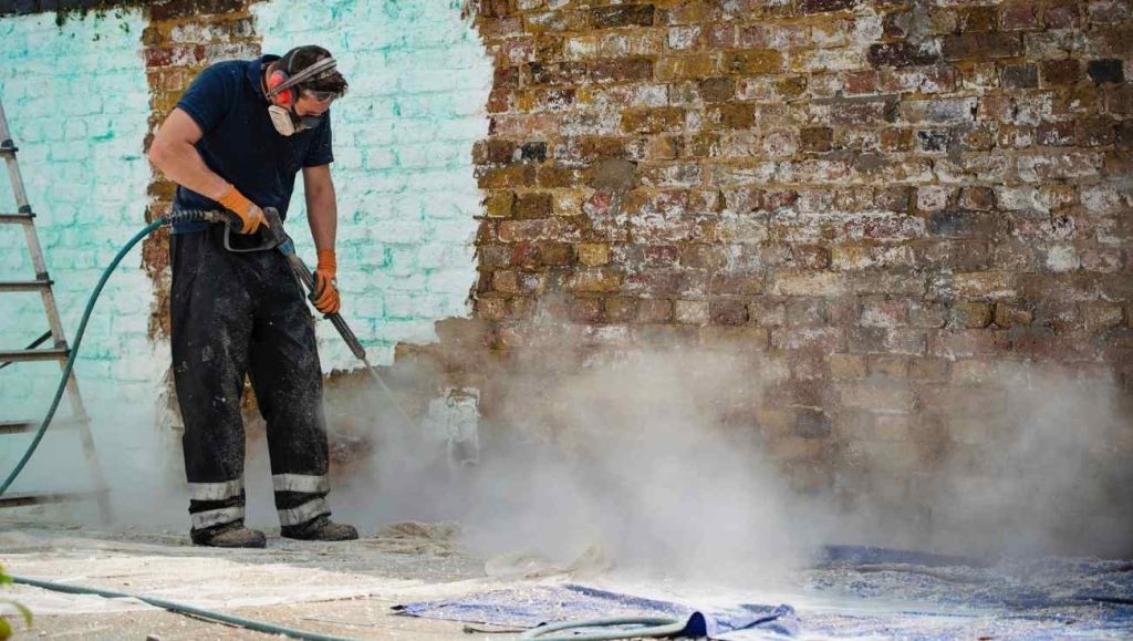 how to remove masonry paint