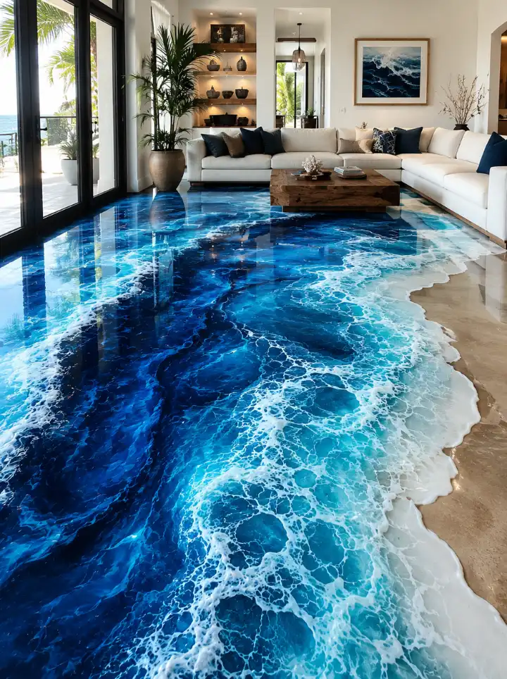 3d epoxy floor designs 1. Oceanic Deep-Sea Abyss
