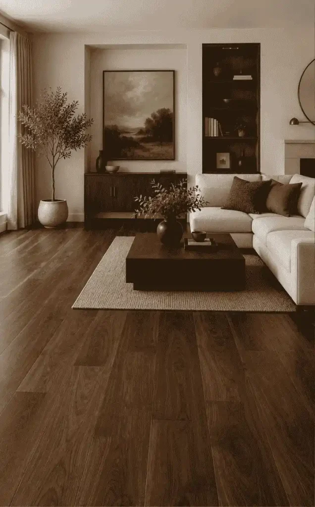Rich Walnut Flooring