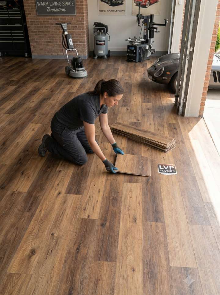 Wood-Look Luxury Vinyl Plank (LVP)