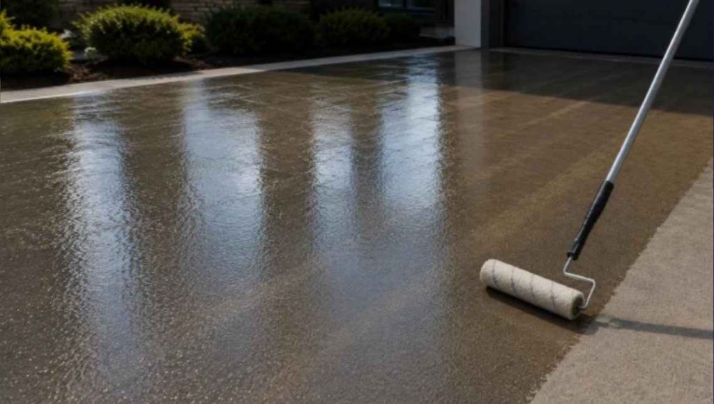 How to Apply Wet Look Concrete Sealer