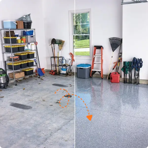 flawless garage floor