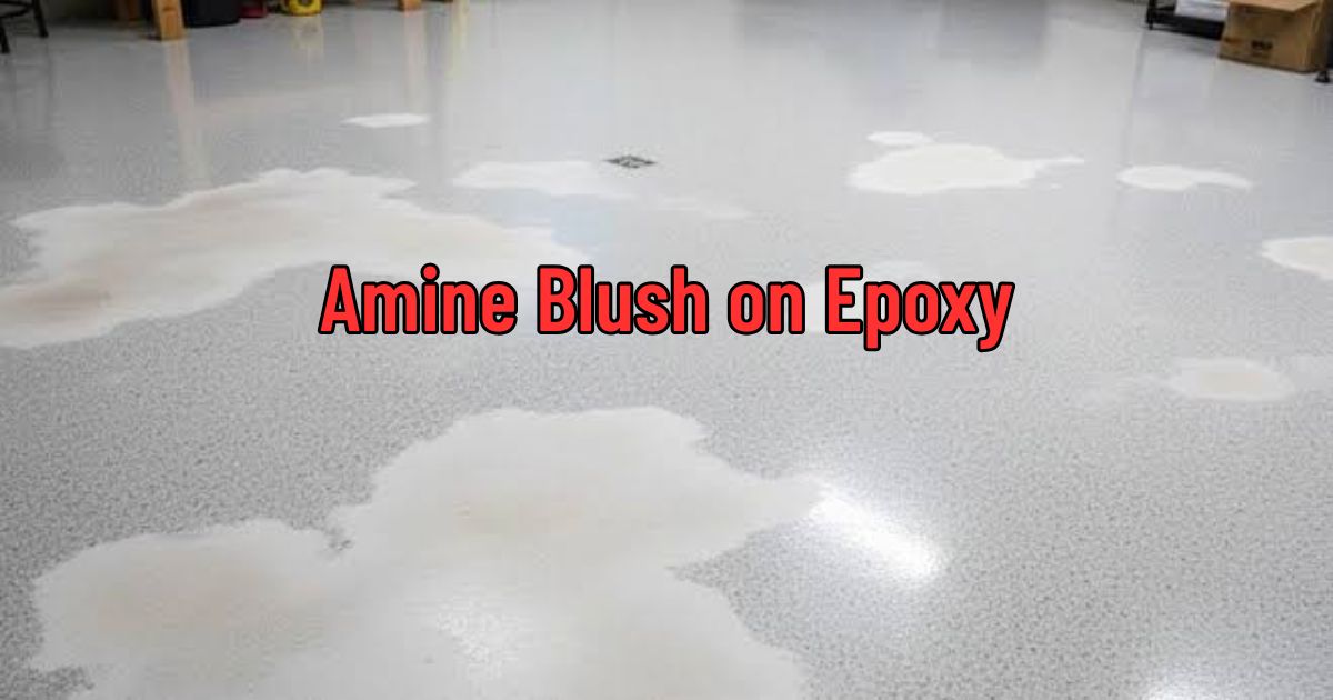 Amine Blush on Epoxy: How to Identify, Remove and Prevent It
