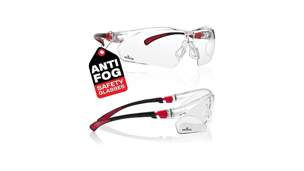 NoCry Clear Safety Glasses