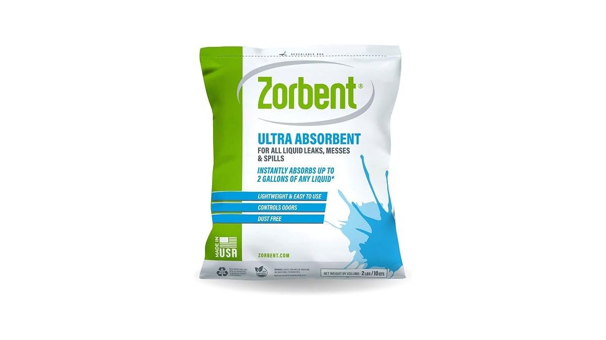 Best Oil Absorbent for Garage Floor: Zorbent Liquid